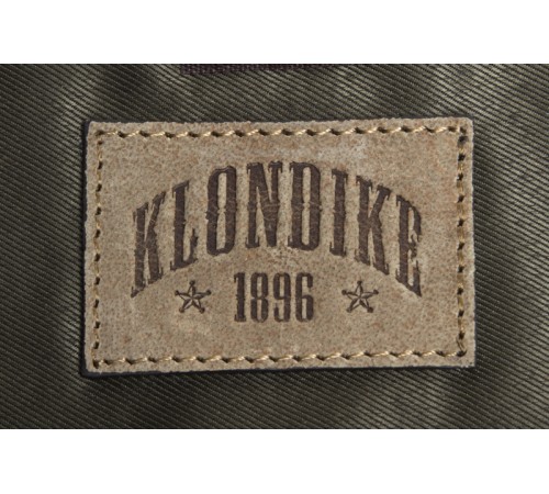 Несессер KLONDIKE «Blake», винтажная кожа в коричневом цвете, 22 х 28 х 7,5 см