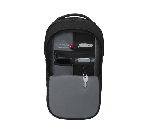 Рюкзак VICTORINOX VX Sport Evo Compact Backpack, чёрный, полиэстер, 31x18x45 см, 20 л