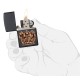 Зажигалка ZIPPO Classic с покрытием Black Matte, латунь/сталь, чёрная, матовая, 38x13x57 мм
