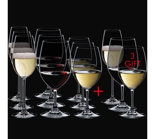 Набор бокалов для вина и шампанского Riedel Ouverture 12 шт.