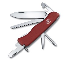 Нож перочинный VICTORINOX Trailmaster, 111 мм, 12 функций, с фиксатором лезвия, красный