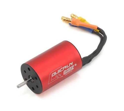 Бесколлекторный мотор Hobbywing QUICRUN-2435SL-4500KV-RED-G3-SE (4500KV, 2,3/10мм, 1/18, 1/16)