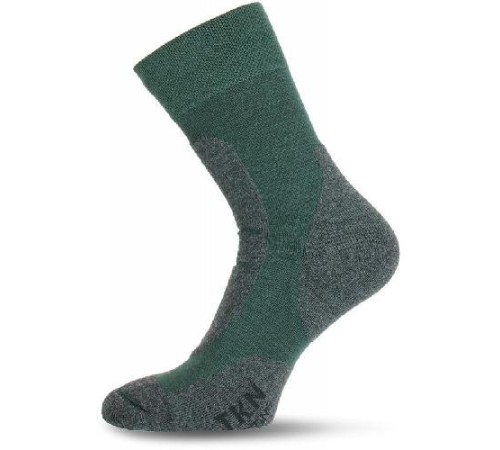 Носки Lasting TKN 620, polypropylene+nylon, зеленый с серой вставкой, размер S, TKN620-S