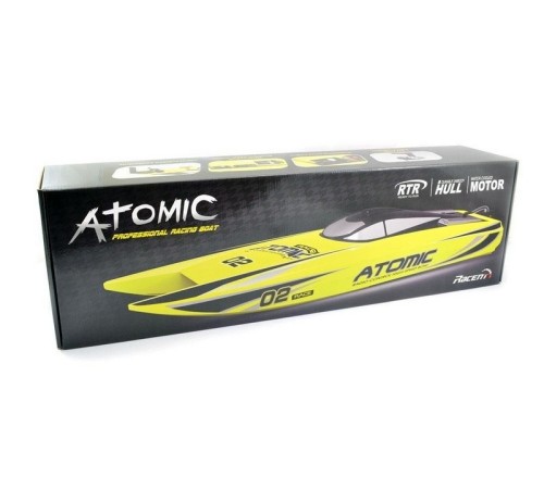 Радиоуправляемый катамаран Volantex RC ATOMIC 700 желтый Brushless PNP