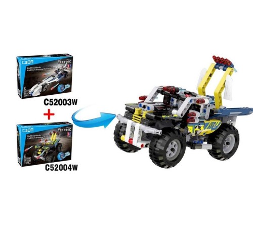 Конструктор CaDA Technic квадроцикл совместим с C52003W, инерционный (164 детали)