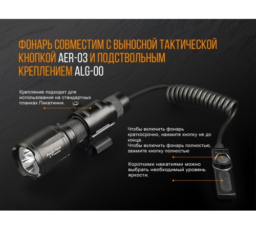 Фонарь Fenix TK25R, TK25Red