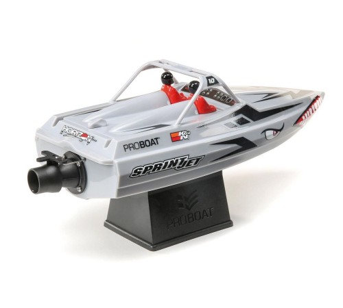 Радиоуправляемый катер ProBoat Sprintjet 9-inch Self-Right Jet Boat (серебряный) RTR