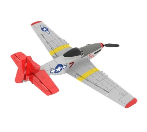 Радиоуправляемый самолет Volantex RC P51D 400мм (синий) 2.4G 4ch LiPo RTF with Gyro