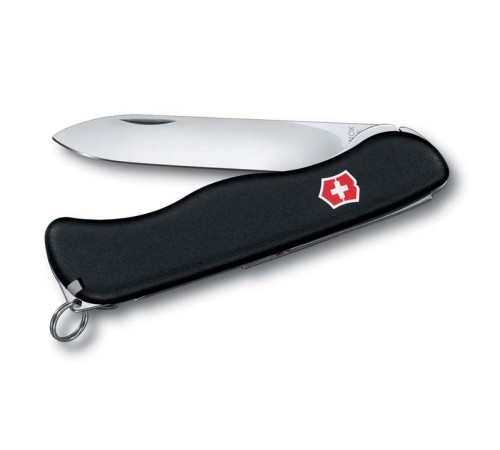 Нож перочинный VICTORINOX Sentinel, 111 мм, 4 функции, с фиксатором лезвия, чёрный