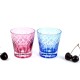 Набор стаканов TAJIMA GLASS с узором Ярай 340 мл, 2 шт