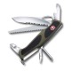 Нож перочинный VICTORINOX RangerGrip 178, 130 мм, 12 функций, с фиксатором, зелёный с чёрным