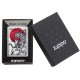 Зажигалка ZIPPO Asian Tiger с покрытием Brushed Chrome, латунь/сталь, серебристая, 38x13x57 мм