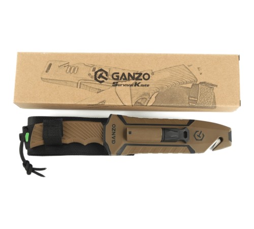 Нож Ganzo G8012V2-DY с паракордом