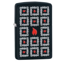 Зажигалка ZIPPO Classic с покрытием Black Matte, латунь/сталь, чёрная, матовая, 36x12x56 мм