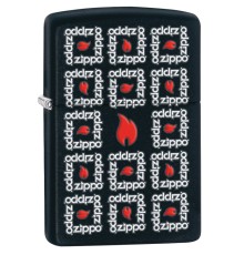 Зажигалка ZIPPO Classic с покрытием Black Matte, латунь/сталь, чёрная, матовая, 36x12x56 мм