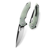 Нож Bestech Ornetta сталь D2, рукоять G10 нефритовая
