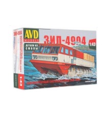 Сборная модель AVD Шнекороторный снегоболотоход ЗИЛ-4904, 1/43