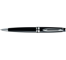Роллерная ручка Waterman Expert Black CT. Корпус - лак, детали дизайна с палладиевым покрытием