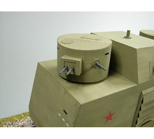 Сборная картонная модель Shipyard бронедрезина Leningrad(№43), 1/25