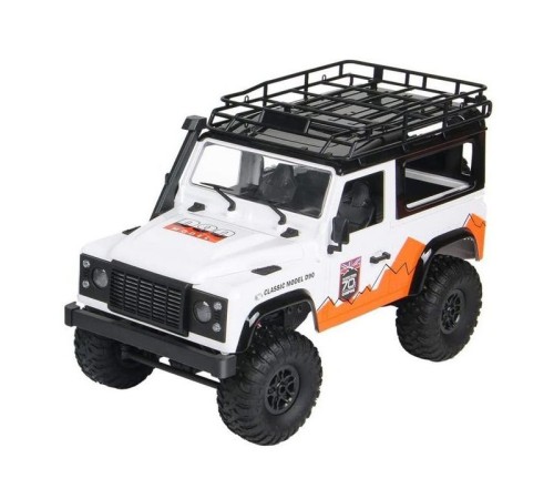 Радиоуправляемая машина MN MODEL английский внедорожник Defender  D90 (белый) 4WD 2.4G 1/12 RTR