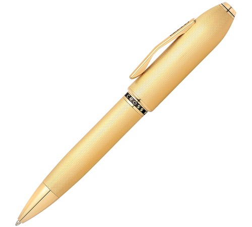 Шариковая ручка Cross Peerless 125. Цвет - золотистый