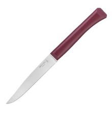 Нож столовый Opinel N°125, полимерная ручка, нерж, сталь, темно-красный. 002196