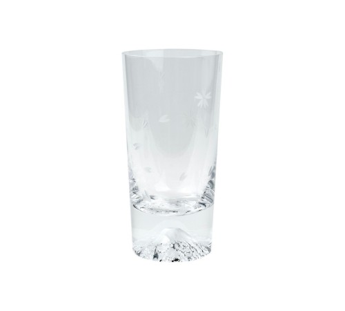 Стакан TAJIMA GLASS Фудзи Сакура Кирико 400 мл, 1 шт