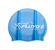 Шапочка для плавания силиконовая FLUYD SILICONE синяя