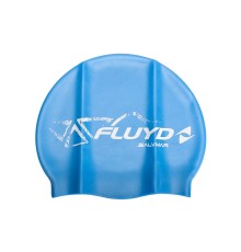 Шапочка для плавания силиконовая FLUYD SILICONE синяя