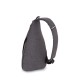 Рюкзак SWISSGEAR на одно плечо, cерый, ткань Grey Heather/ полиэстер 600D PU, 25х15х45 см, 7 л