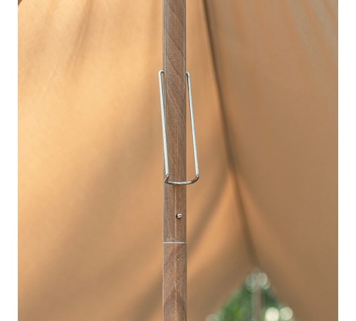 Стойка для тента Naturehike NH20PJ048 алюминиевый сплав 2.8 м, 4 секции, цвет дерево, 6927595782552