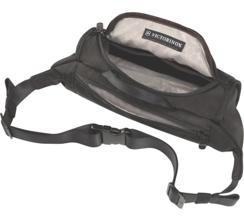 Сумка на пояс VICTORINOX Lumbar Pack, чёрный, нейлон 800D, 27x7x15 см, 3 л