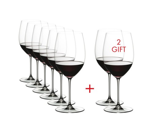 Бокалы для красного вина Riedel Veritas Cabernet/Merlot 8 шт.