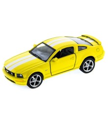 Машина Kinsmart 1:38 Ford Mustang GT с полосками инерция (1/12шт.) б/к