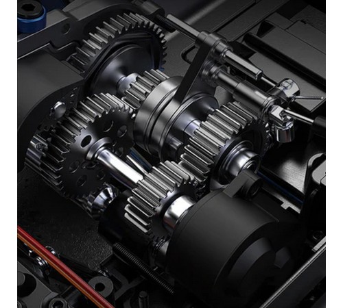 Радиоуправляемый краулер MJX Hyper Go H8H (голубой) Brushless 4WD 2.4G LED 1/8, без ЗУ и акб