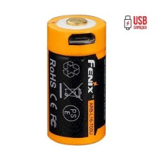 Аккумулятор 16340 Fenix 700 mAh Li-ion с разъемом для USB