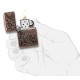 Зажигалка ZIPPO Armor™ с покрытием Antique Copper™, латунь/сталь, медная, матовая, 38x13x57 мм