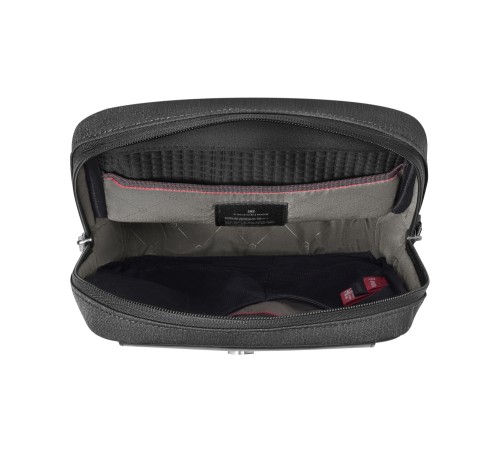 Сумка через плечо VICTORINOX Architecture Urban 2 Crossbody Bag,серый, полиэстер/кожа, 9x22x28 см,6л