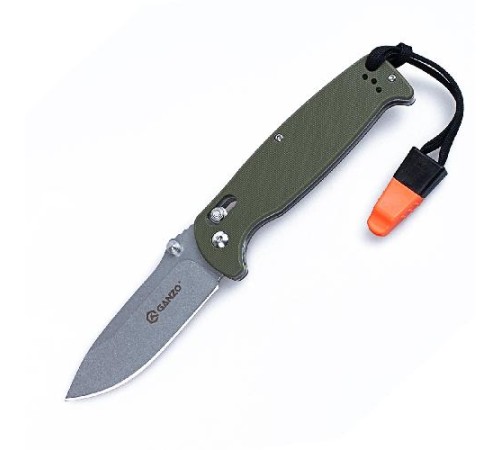 Нож Ganzo G7412-WS зеленый, G7412-GR-WS