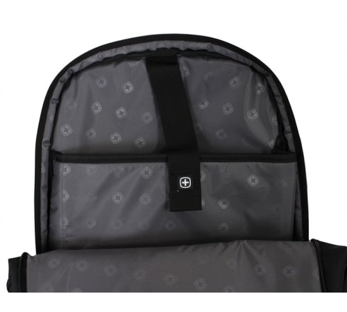 Рюкзак WENGER, 15”, черный/красный, полиэстер 900D/М2 добби, 34x19x46 см, 30 л