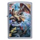 Зажигалка ZIPPO Anne Stokes с покрытием Street Chrome™, латунь/сталь, серебристая, 38x13x57 мм