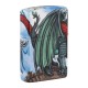 Зажигалка Zippo Dragon с покрытием White Matte, латунь/сталь, разноцветная, матовая, 38x13x57 мм