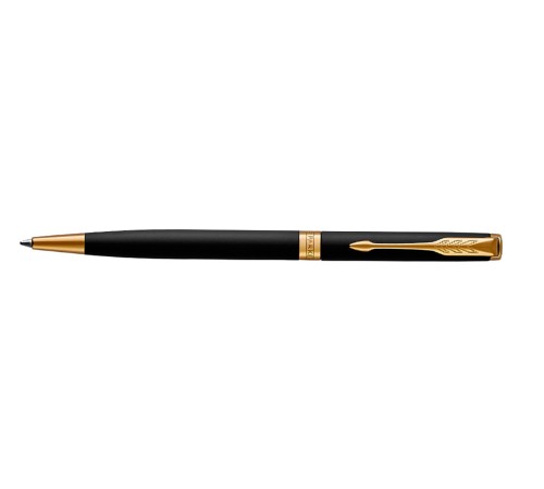 Тонкая шариковая ручка Parker ESSENTIAL Sonnet Matte Black GT