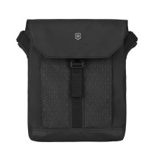 Сумка наплечная VICTORINOX Altmont Original Flapover Digital Bag, чёрная, нейлон, 26x10x30 см, 7 л