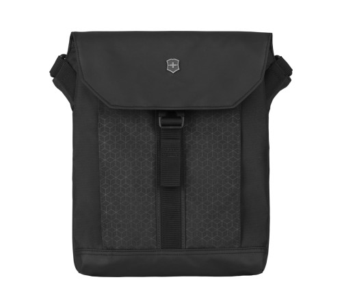 Сумка наплечная VICTORINOX Altmont Original Flapover Digital Bag, чёрная, нейлон, 26x10x30 см, 7 л