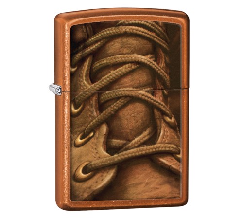 Зажигалка ZIPPO Classic с покрытием Toffee™, латунь/сталь, медная, матовая, 36x12x56 мм