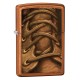 Зажигалка ZIPPO Classic с покрытием Toffee™, латунь/сталь, медная, матовая, 36x12x56 мм