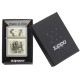Зажигалка ZIPPO Classic с покрытием Street Chrome™, латунь/сталь, серебристая, 36x12x56 мм