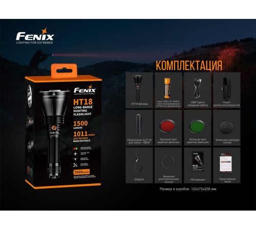 Фонарь Fenix HT18