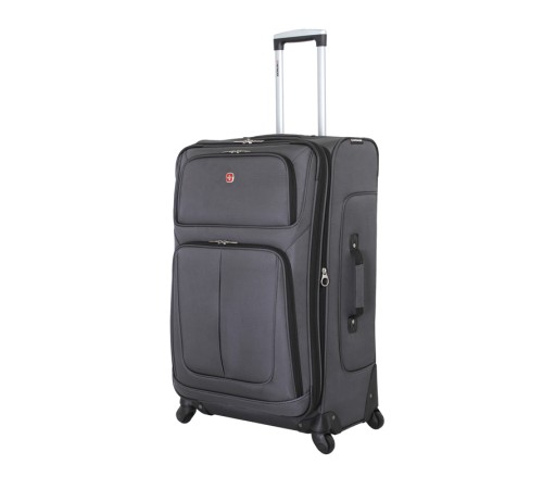 Чемодан WENGER SION, серый, полиэстер 750x750D добби, 46 x 29 x 80 см, 90 л